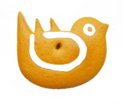 Ptaszek - logotyp z piernika